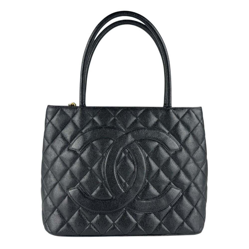 CHANEL Black Caviar Leather Reissue Bag